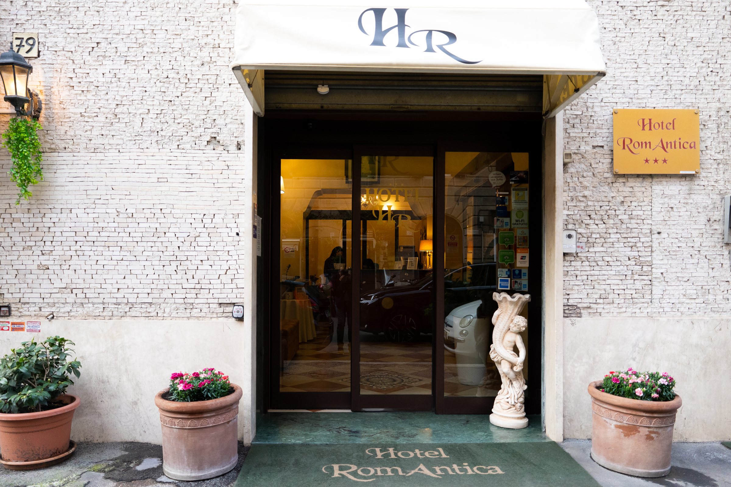 Ingresso esterno Hotel Romantica